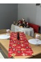 Red Gift Bow Patterned Christmas Runner - 4
