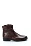 Tugerdi Genuine Leather Brown Fur Rubber Sole Zippered Men's Boots TG0967111131712 - 4
