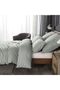 Cotton Duvet Cover Set with Double Sheet 100% Cotton Ranforce LIGHT GRAY - 3
