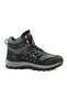 Men's Watertight Smoke Black Fur-Trimmed Zip-Up Trekking Boots 2132 - 4