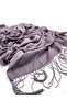 Set of 2 Cotton Viscose Pashmina Shawl 180x70 Cm with Tassels High Quality 150 gr - 5