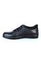 M177 Black Genuine Leather Men's Casual Shoes - 2