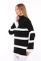 Women's Striped Knitwear Dress - 3