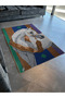 Multicolor Theme Noble Horse Patterned Creative Modern Decorative Carpet 2530 - 3
