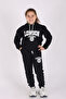 London Print Hooded 2 Thread Girls Tracksuit Set - 8