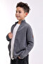 BOY'S DARK GRAY POCKET Knitwear Cardigan - 5
