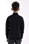 Brüksel Boy's Black Pocket Knitwear Cardigan - 7
