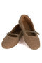 PLUSH FEATHER ANKLE TIE WOMEN'S HOUSE SHOES BALLET - 2