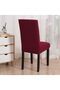 Chair Covers 4 Pcs Modern Chair Covers Washable Colorfast No Ironing Sandy Fabric - 7