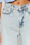 Light Blue High Waist Mom Jeans TWOSS24JE00026 - 3