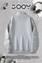 Half-Zip Los Angeles Printed Gray Sweatshirt - 2