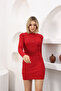 Women's Zippered Corduroy Dress - 3