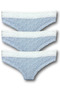 Lace Waist Women's Hipster Panties 3 Pack - 2