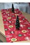 Red Gift Bow Patterned Christmas Runner