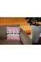 Menesa Home New Year's Themed Red Colored Deer Pattern Digital Printed 4-Piece Throw Pillow Cover - 2