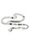 Non-Tarnish Metal Tasseled Globe Cut Mayorka Pearl Natural Stone Rosary - 2