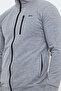 Oran I Men's Zippered Stand Collar Pocketed Gray Tracksuit Set - 4