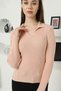 Women's Powder Polo V-Neck Knitwear Sweater - 4