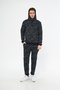 Unisex Regular JF Embroidery Camouflage Pattern Hooded Tracksuit Set - 6