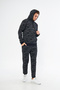 Unisex Regular JF Embroidery Camouflage Pattern Hooded Tracksuit Set - 7