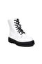 White Patent Leather Women's Boots