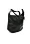 Women's Black Genuine Leather Strap Shoulder Bag - 2