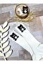 Knee-high baby socks with teddy bears, birthday socks with teddy bears