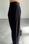 Women's Black Harem Model Lycra Balloon Trousers - 5