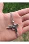 Silver Color Necklace with Uzi Head - 3