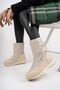 Women's Men's Winter Snow Boots with Fur Inside - 2