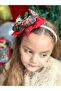 Luxury Custom Design Silvery Deer Fancy Bow Plaid Check Crown Women's Children's Crown Red Green - 4