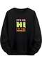 Taylor Swift Anti-Hero It's Me Hi I'M the Problem Printed Black Sweatshirt Unisex 100% Cotton