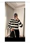 Women's Crew Neck Gold Buttoned Crop Knitwear Cardigan