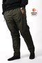 Men's Khaki Windproof Water Resistant Plush Inside Biker Fisherman Sweatpants 22eesa5033