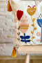 Punch Embroidered Single Decorative Special Design Throw Pillow Cover (panch) - 2