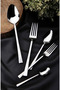 spoon fork set 60 pieces flat model (stainless steel)