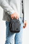 MEGA 414 MEN'S HANDBAGS SHOULDER BAG STRAPPER BAG BLACK - 2