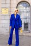 Women's Tie-Up Model Belted Blazer Suit - 3