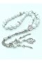 Havlit Natural Stone Rosary with Seljuk Eagle and Zulfiqar Figure