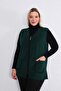 Winter Fleece Vest Emerald Green