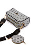 Patterned Cross Strap Shoulder Bag