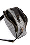 Women's Patterned Crisscross Straps Hand and Shoulder Bag - 6