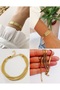Stainless Non-Tarnish Triple Italian Chain Bracelet Adds Value to Your Style
