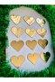 Set of 12 Gold Plexi Christmas Ornaments - 2