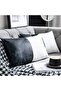 Faux Leather/Linen Throw Pillow Cover - 7