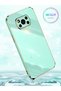 Luxury Silicone Case for Poco X3 with Water Green Edges Gold Detail - 3