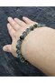 PREHNİTE (PRENİTE) 8MM NATURAL STONE BRACELET RAW STONE WITH GIFT - 2