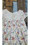 baby girl scallop neck viscose dress/moon sleeve gusseted floral baby dress/scallop collar dress - 2