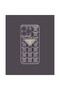 Gray Embossed Silicone Phone Case - Dk028 - iPhone 14