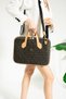 Joyce Black Camel Printed Unisex Netbok and Briefcase 28x37 Size - 2
